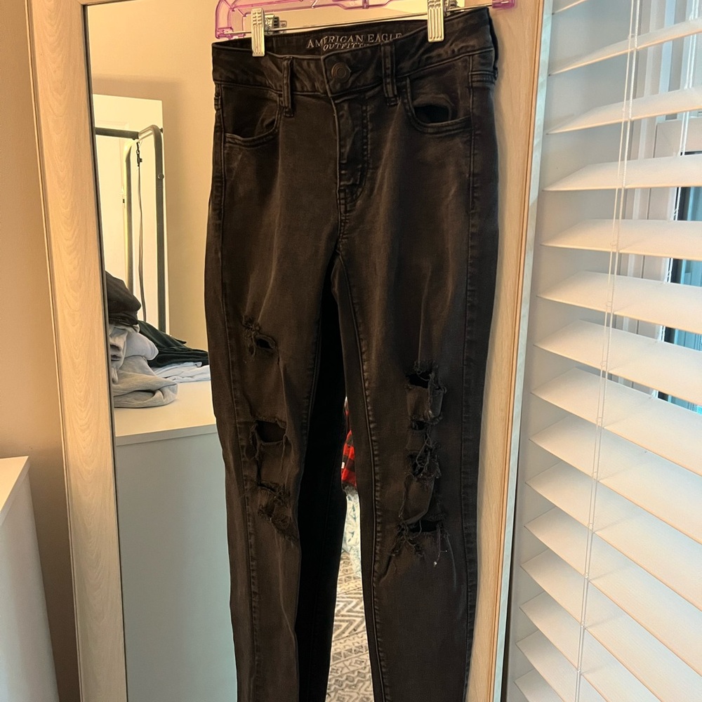 American Eagle Black Jeggings